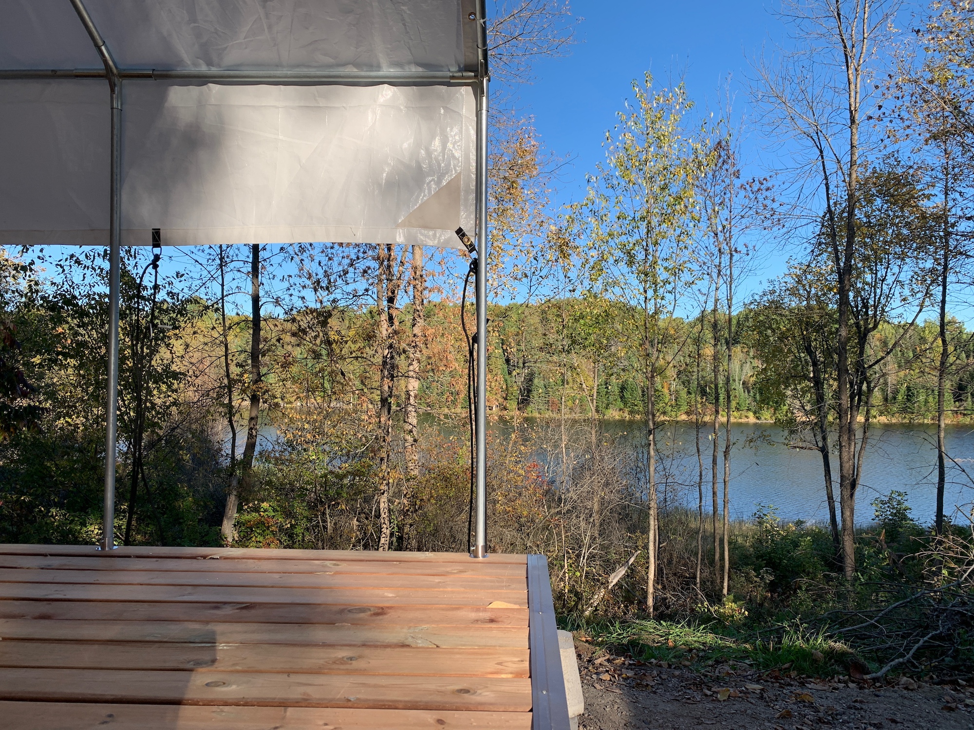 Killaloe waterfront — from the deck