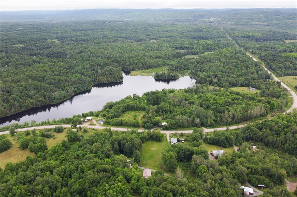 Killaloe waterfront — pond aerial