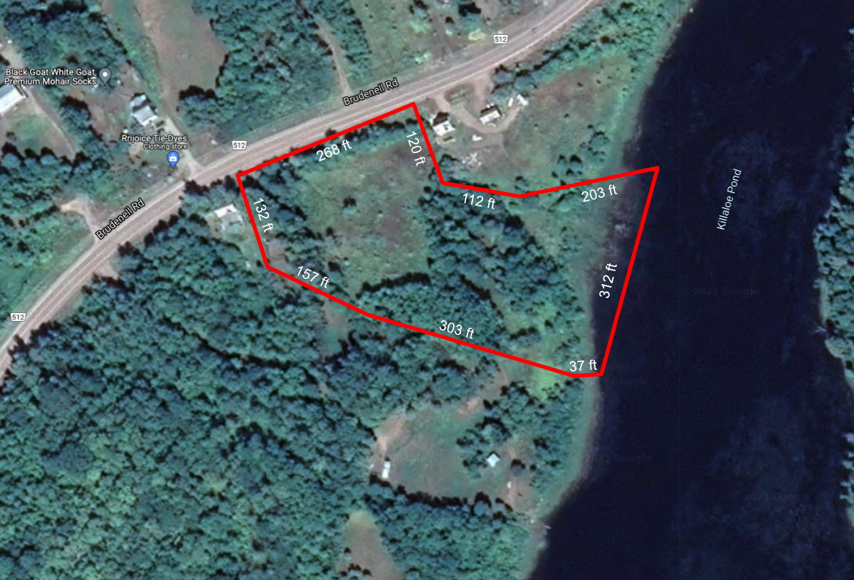 Killaloe waterfront — satellite